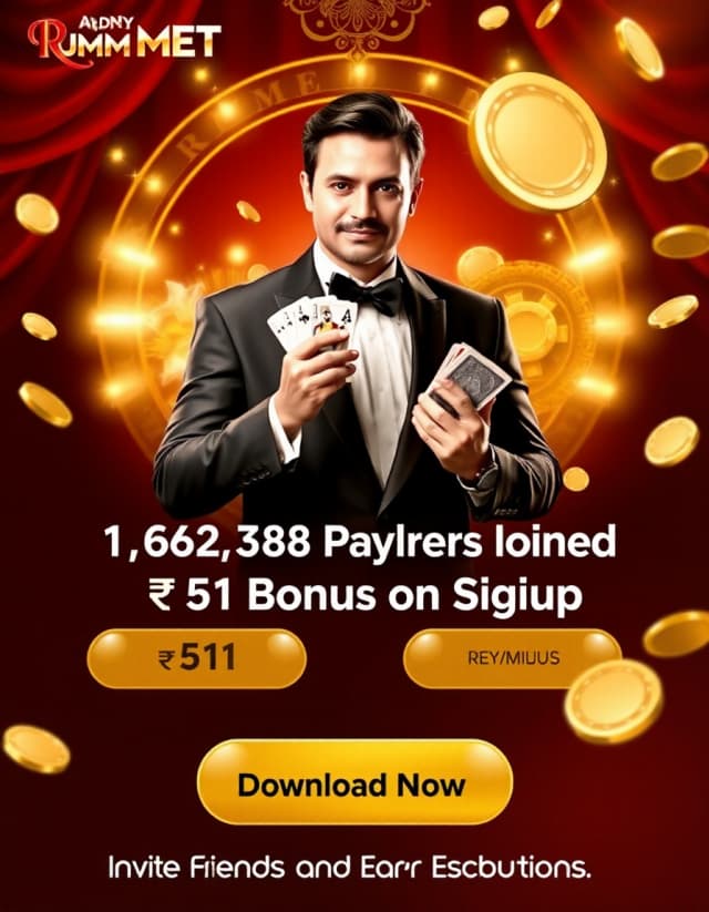 Rummy Meet Banner